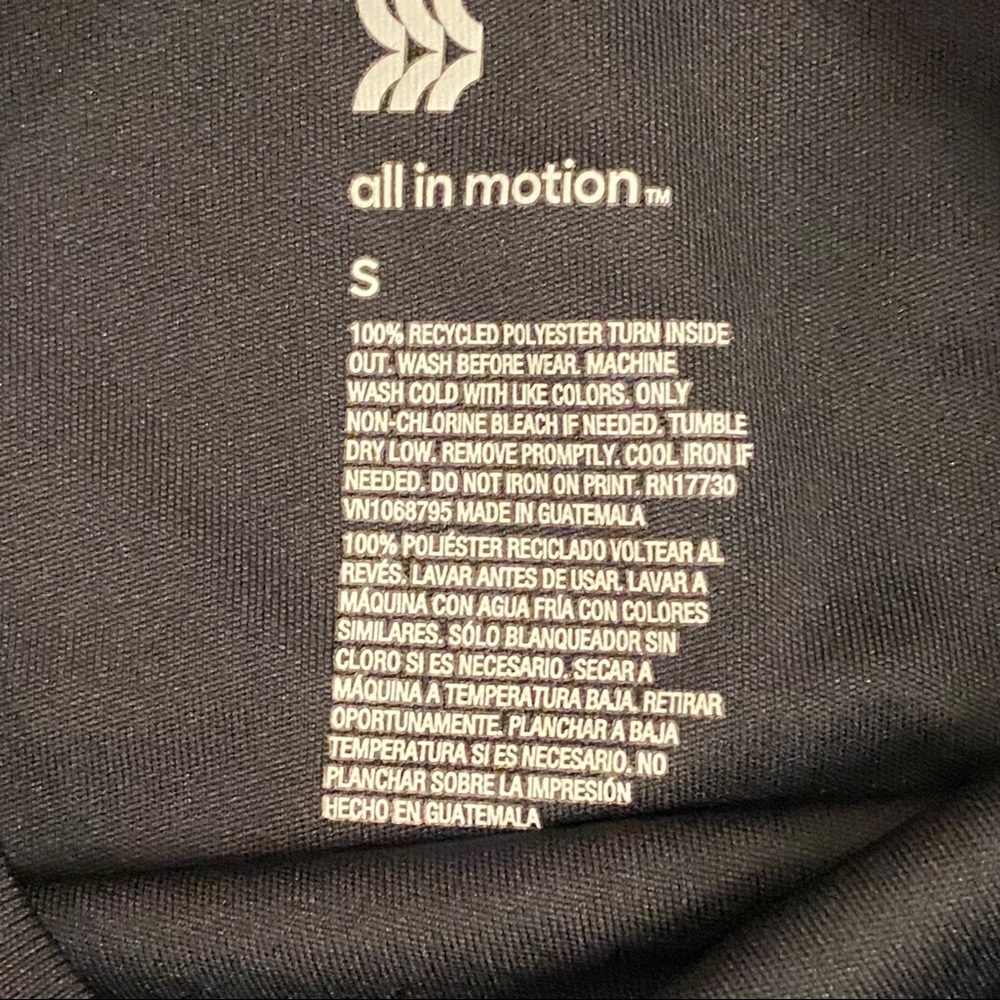 All in Motion shirt size S 6/7 - Picture 3 of 4